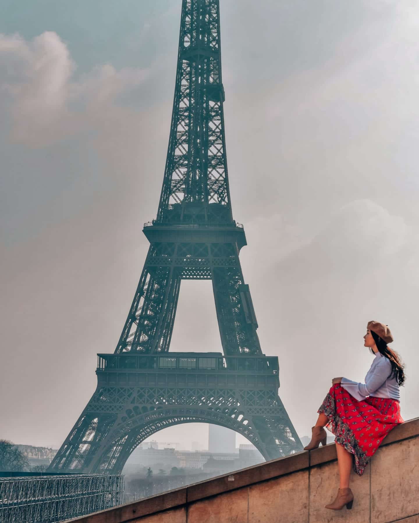 366 Woman And Eiffel Tower And Red Stock Photos, High-Res Pictures, and  Images - Getty Images