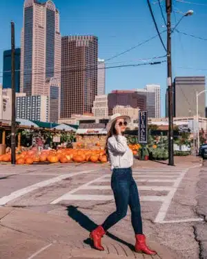 Dallas Autumn City Shot