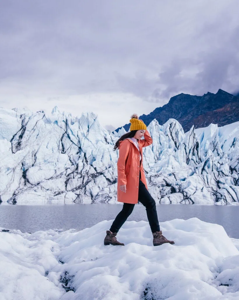 Hiking On Matanuska Glacier