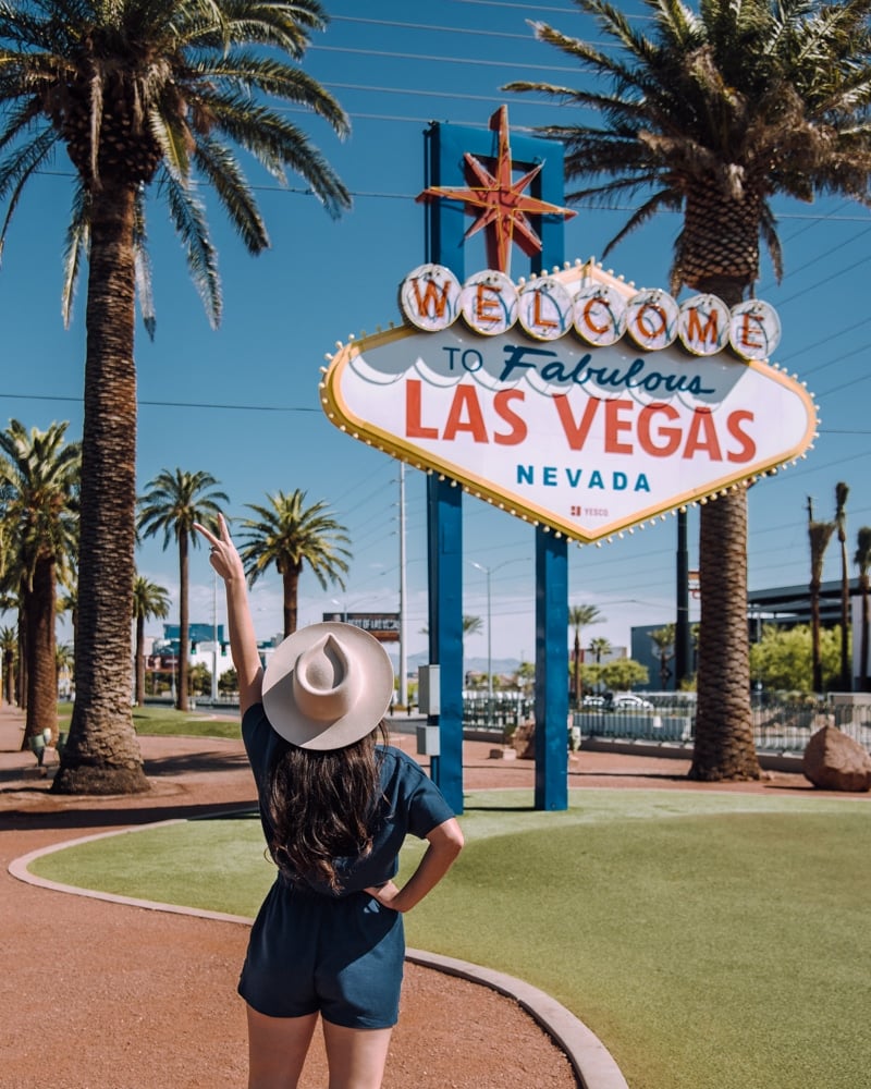 Bienvenue au fabuleux panneau de Las Vegas