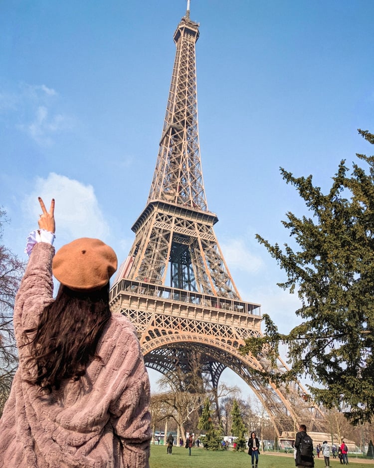 When in Paris! Celebs Pose With the Eiffel Tower