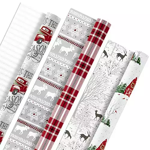 Hallmark Holiday Reversible Wrapping Paper