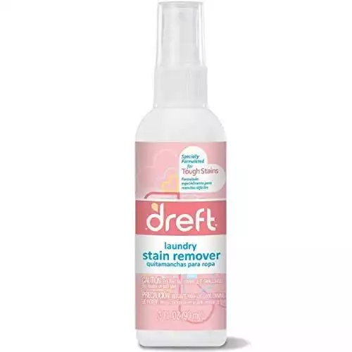 Dreft Laundry Stain Remover Spray, Travel Size, 3 Fluid Ounce, Pack of 3