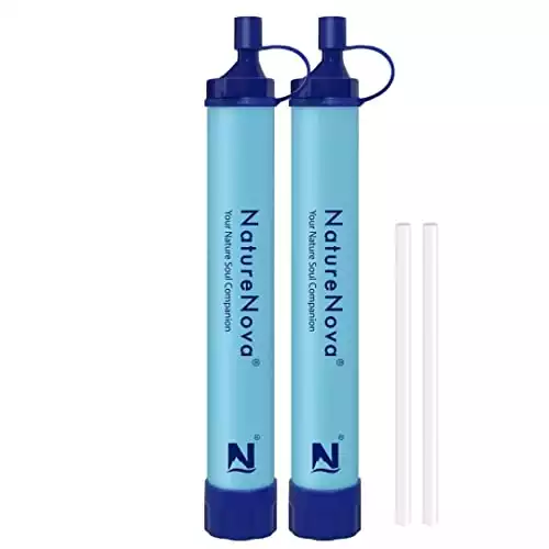 Personal Water Filter Straw (2 Pack)