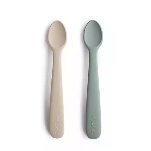 Silicone Baby Feeding Spoons - 2 Pack