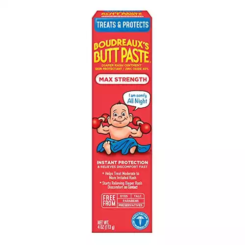 Boudreaux's Butt Paste Maximum Strength Diaper Rash Cream