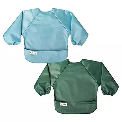 Mess Proof Baby Bib with Sleeves