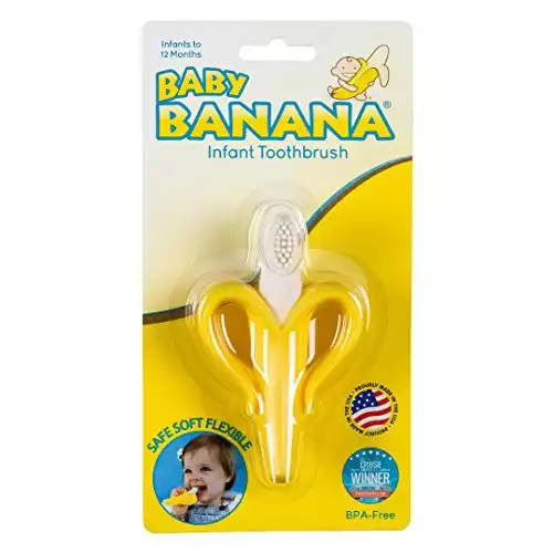 Baby Yellow Banana Infant Toothbrush
