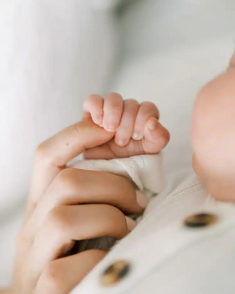 Baby Photoshoot Holding Finger Baby Photoshoot Holding Finger