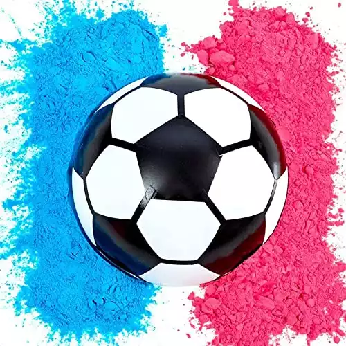 Ultimate Party Supplies Gender Reveal Soccer Ball