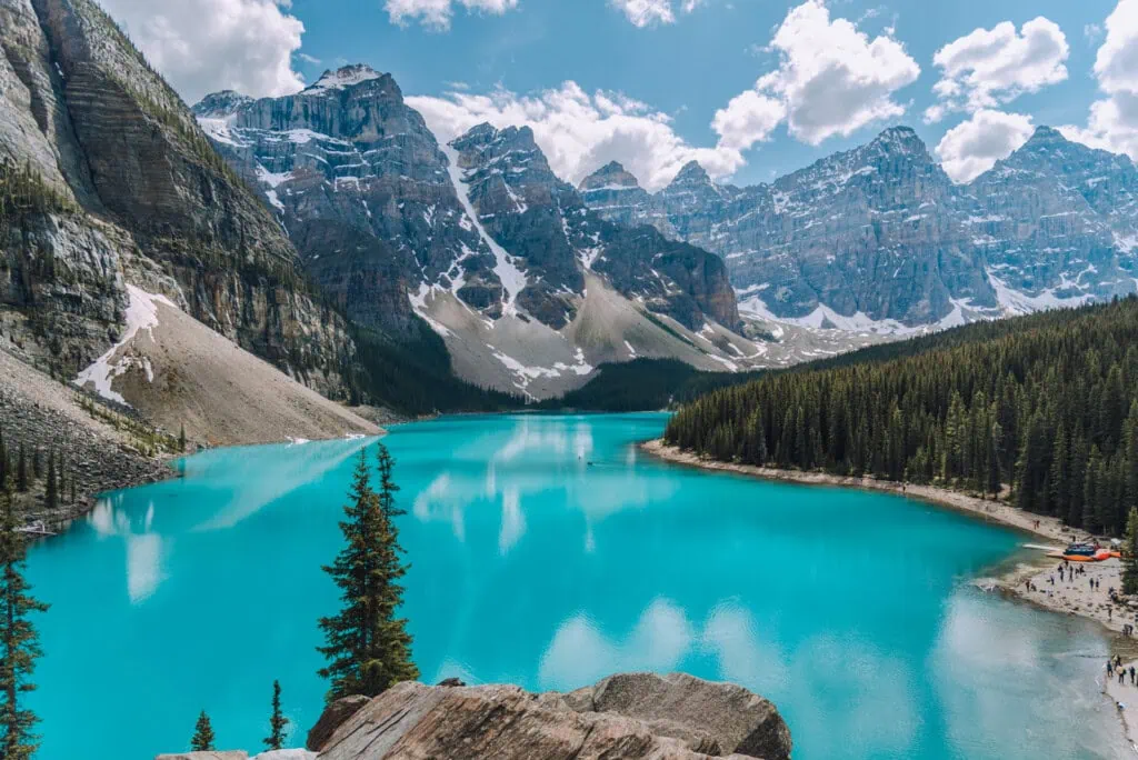 Moraine Lake In Banff National Park