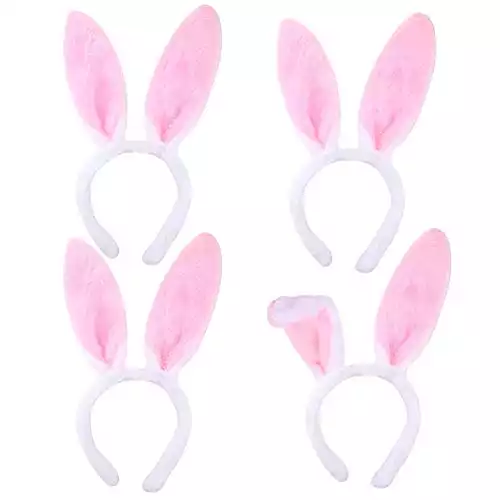 4-PC Bunny Ears Headbands for Babies
