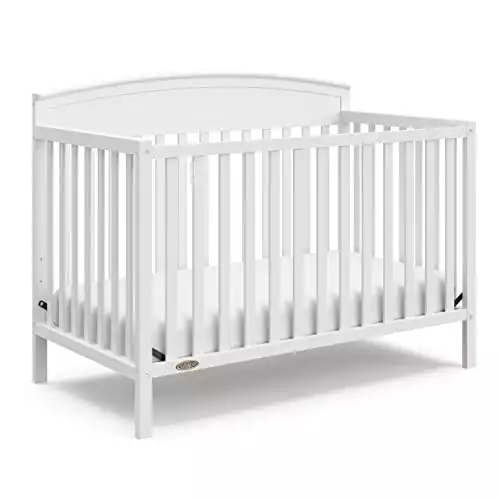 5-in-1 Convertible Crib (White)