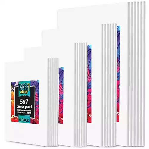 Canvas Boards for Painting - 24 Pack