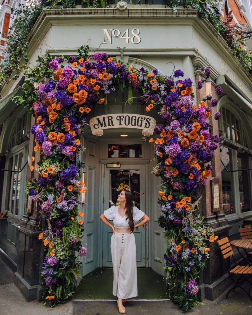 Mr Foggs House of Botanicals is one of the most beautiful restaurants in London