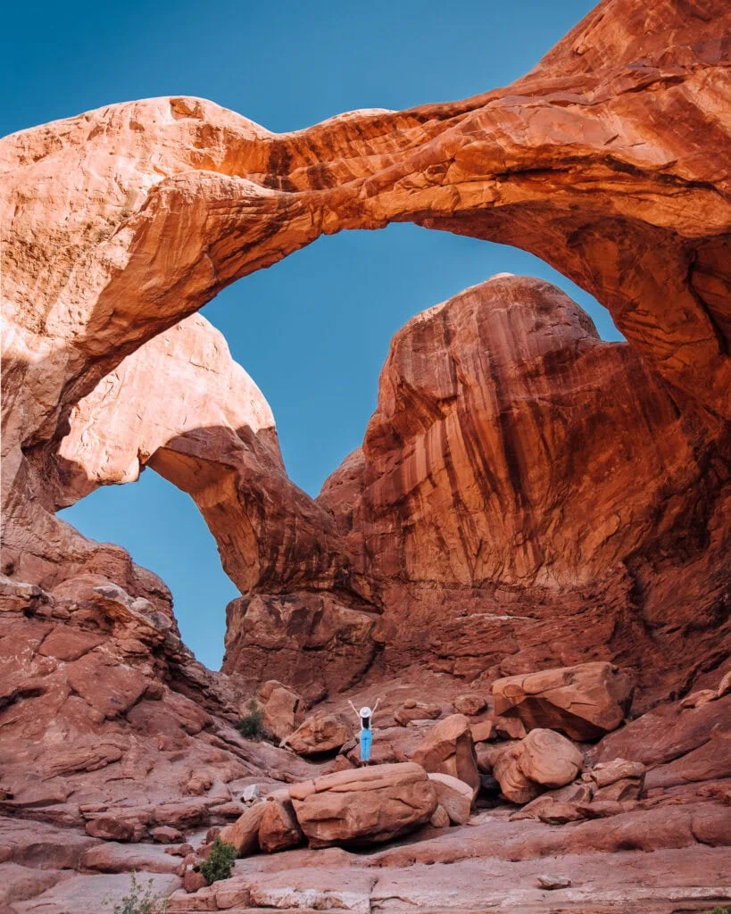 Double Arch At Arches National Park