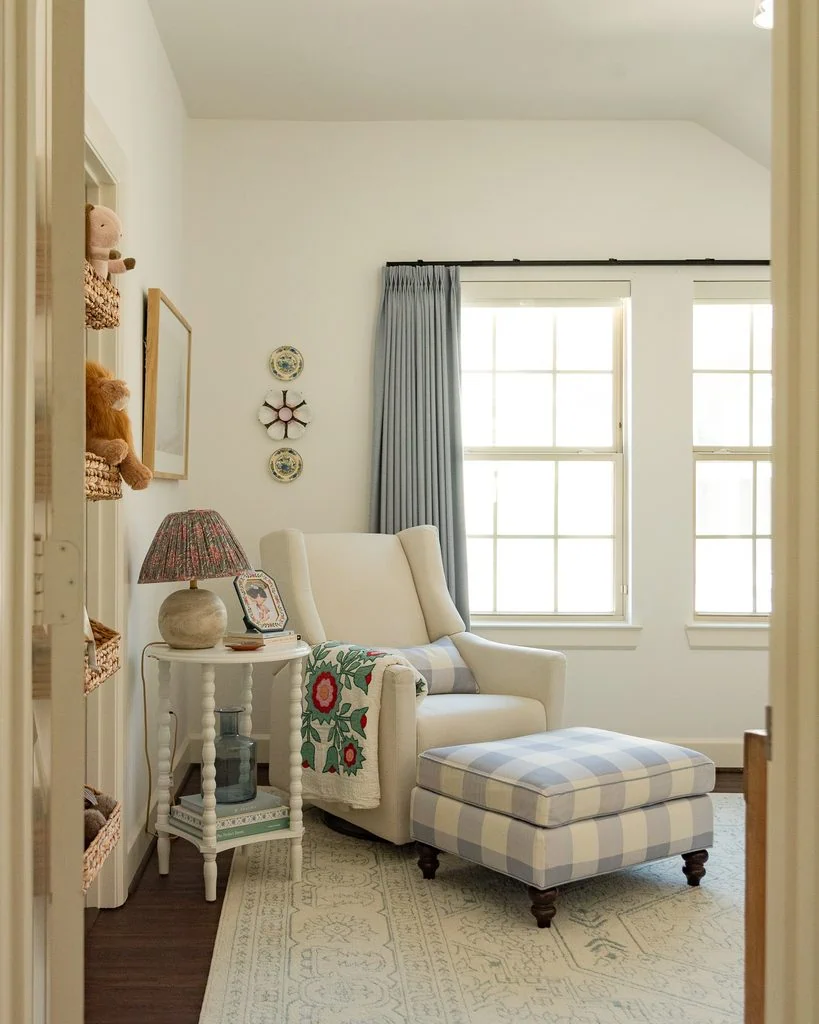 Creamy Dusty Blue Nursery
