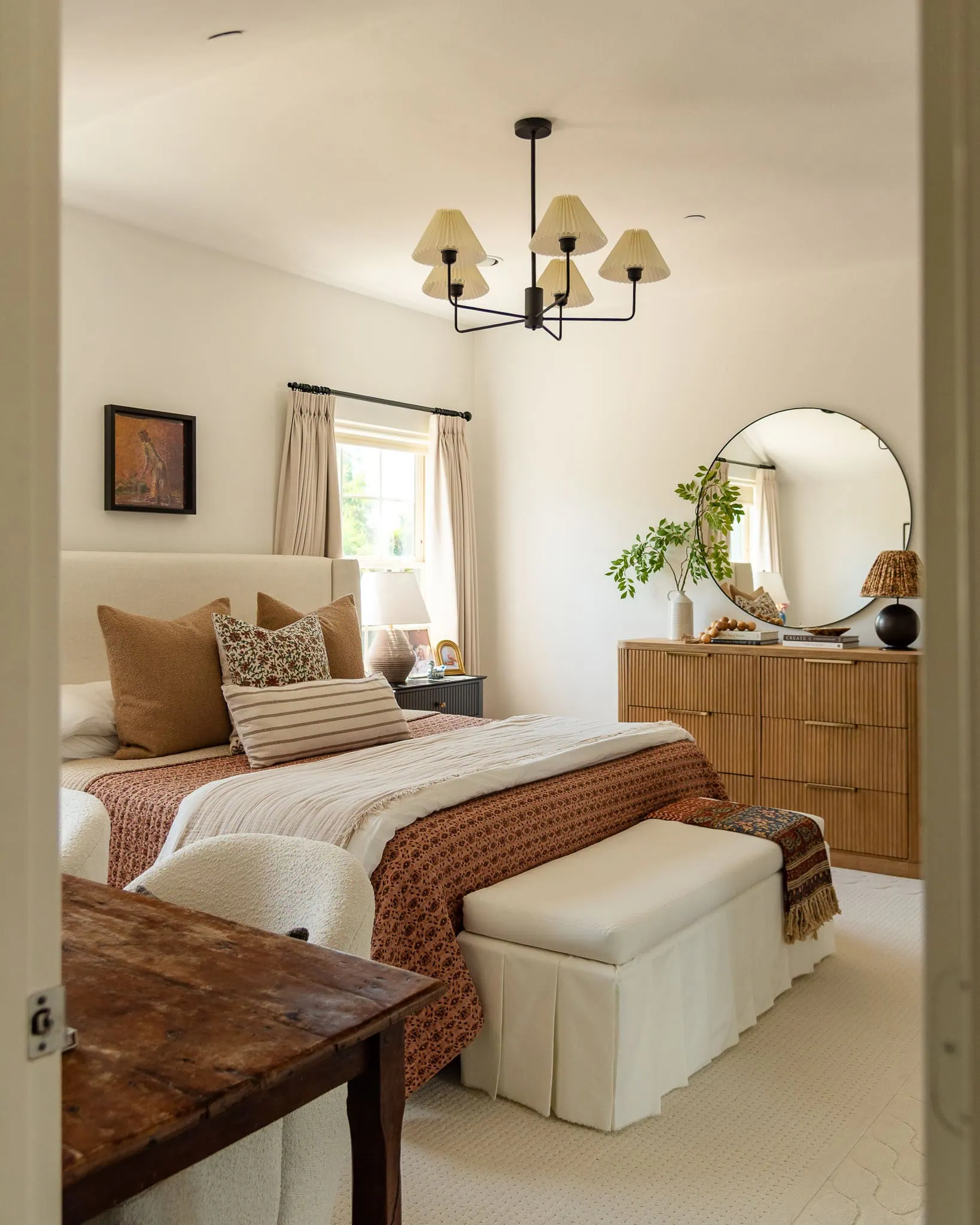 Tonal Terracotta Bedroom