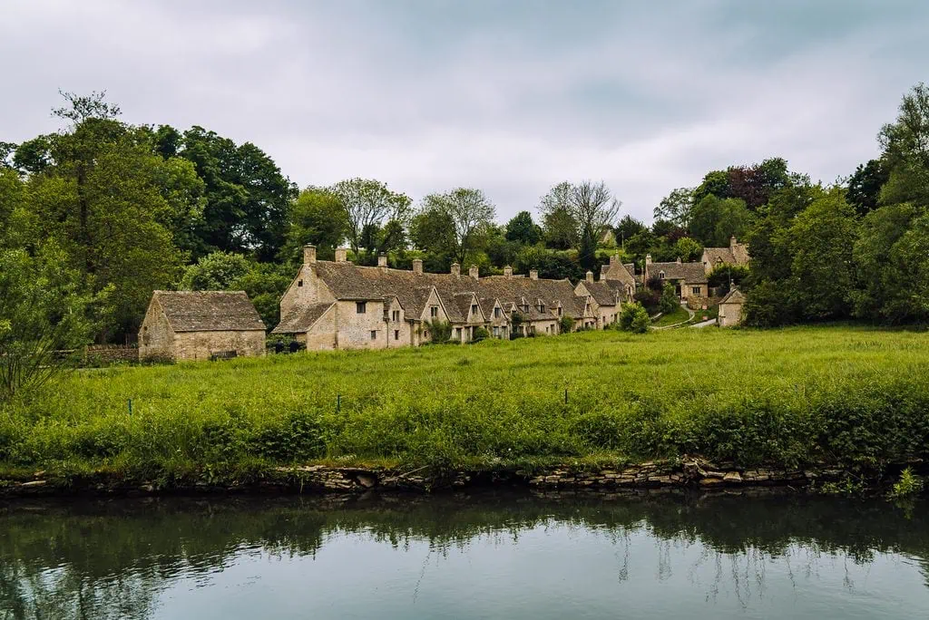 Arlington Row Bibury Across The Water