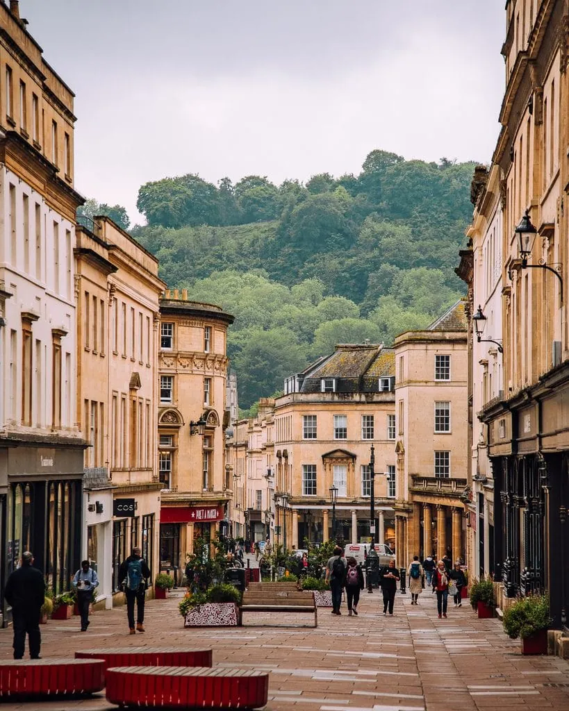 Beautiful Pedestrian Street In Bath
