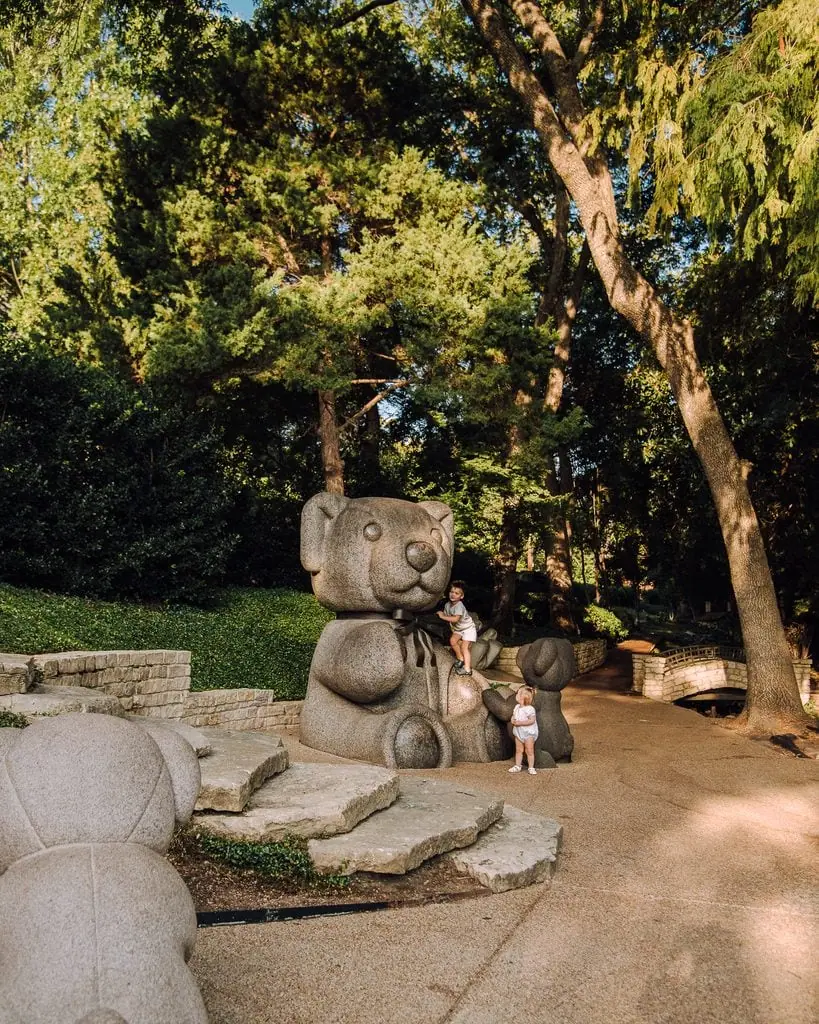 Teddy Bear Statues At Lakeside Park
