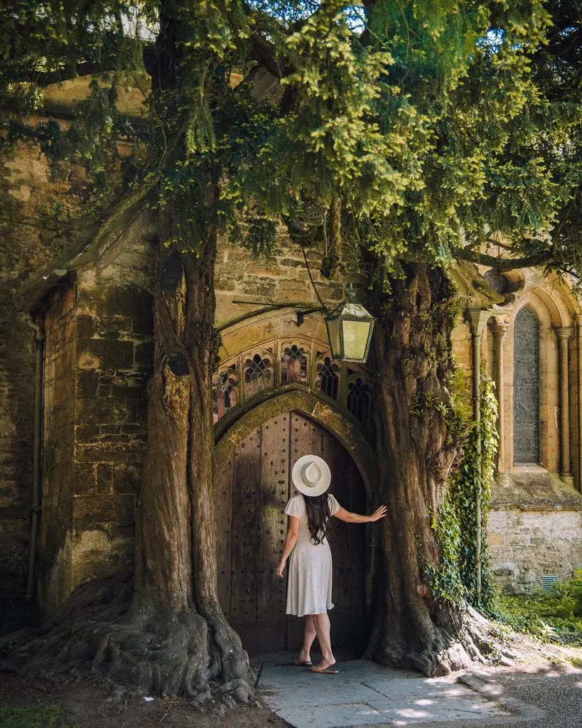 The Door At St Edwards In Stow On The Wold